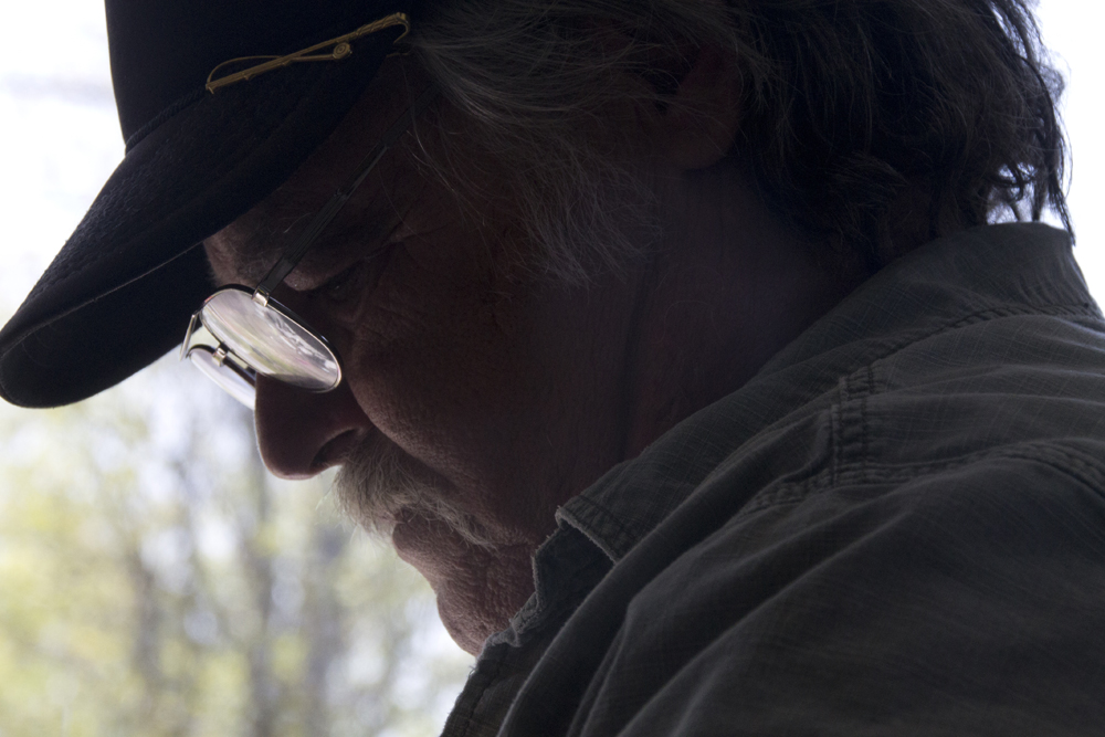 Mr. Purificato focuses on the task at hand: finishing another lure. (Credit: Paul Squire)