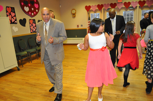 Fred Ligon of Riverhead with 9-year-old daughter, Michaela.