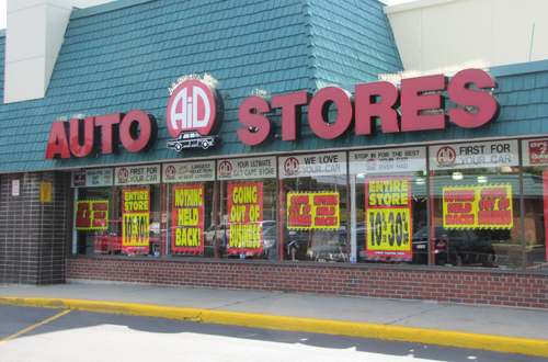 TIM GANNON PHOTO | The Aid Auto Stores location on Route 58.