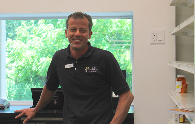 Barth's Pharmacy owner tk. (Credit: Sara Schabe)