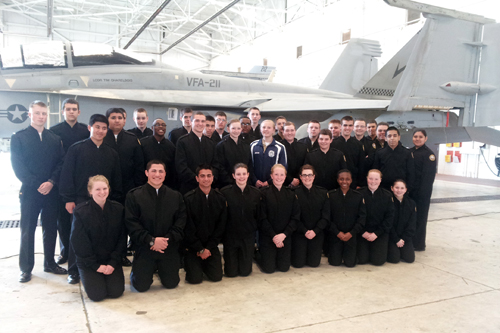 NJROTC cadets on a recent trip to Parris Island. (Credit: Courtesy RCSD)