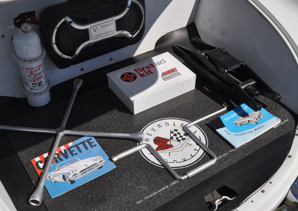 A 1958 Chevy Corvette. (Credit: Vera Chinese)