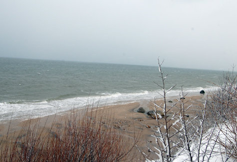 Long Island Sound GRANT PARPAN PHOTO | All this winter snow has caused Connecticut officials to allow for snow to be dumped in the Long Island Sound, upsetting environmental officials here.