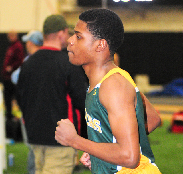 McGann-Mercy senior Dale Kelly finished second in the 300 Saturday. (Credit: Bill Landon)