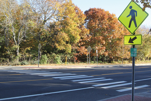Flanders Road crosswalk