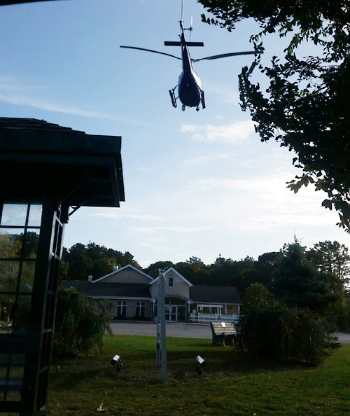 Gunshot victim airlifted in Flanders