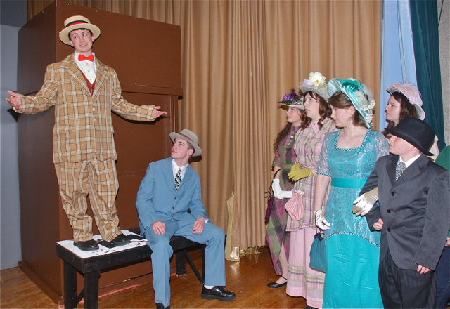 Max Crean of Farmingdale plays Professor Harold Hill in 