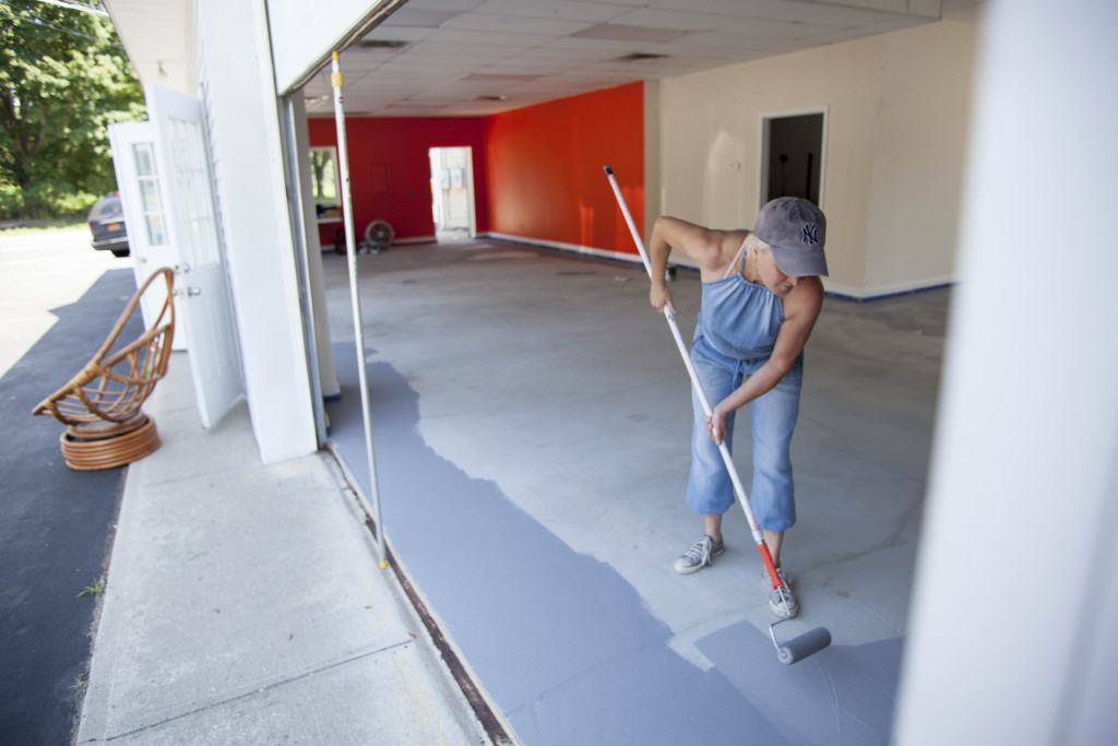 Danielle Gisiger, pictured, will formally open her new store next to the Meetinghouse Deli on Aug. 15. (Chris Lisinski photos)