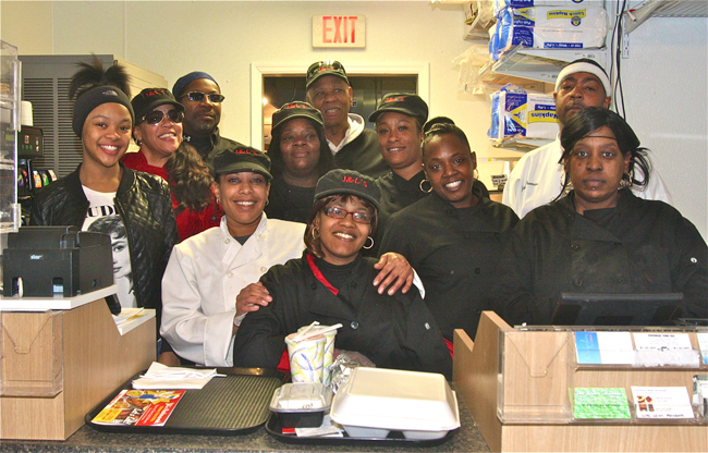 The staff at J&L's. (Credit: Barbaraellen Koch)