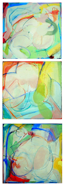 Barbara Groot of East Hampton won best in show with her piece 'M'lady 1,2,3' in the multimedia exhibit 'Women' at East End Arts Council.