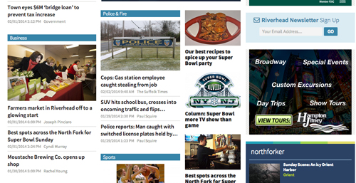 The new look provides more points of entry for our readers to reach our content than ever before.