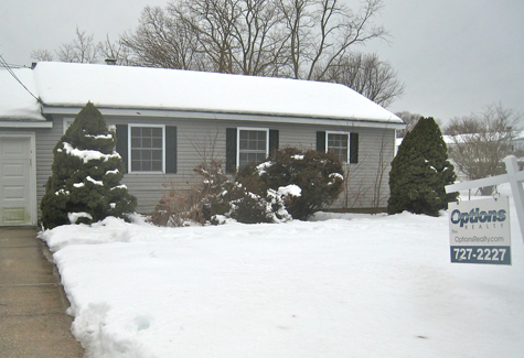 This home on Old Orchard Lane in East Marion has gone into foreclosure.