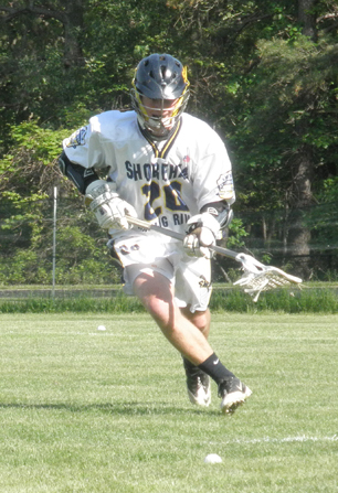 JOE WERKMEISTER PHOTO  |  Shoreham-Wading River sophomore Tim Rotanz scored two goals with three assists Wednesday.