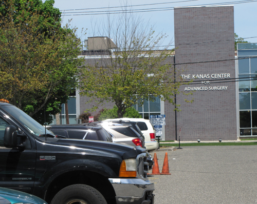TIM GANNON PHOTO | A loaded parking lot at Peconic Bay Medical Center Friday in Riverhead.