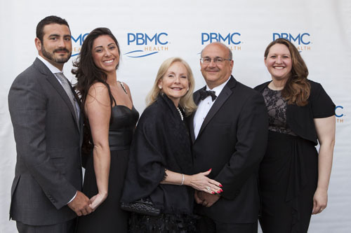 Board member Richard Israel, second from right, with (from left) Herbert Israel, Georgina Peackey, Lisa Israel, and Allison Gusky. (Credit: Katharine Schroeder)
