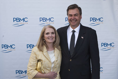 Suffolk County legislator Al Krupski with wife Mary. (Credit: Katharine Schroeder)
