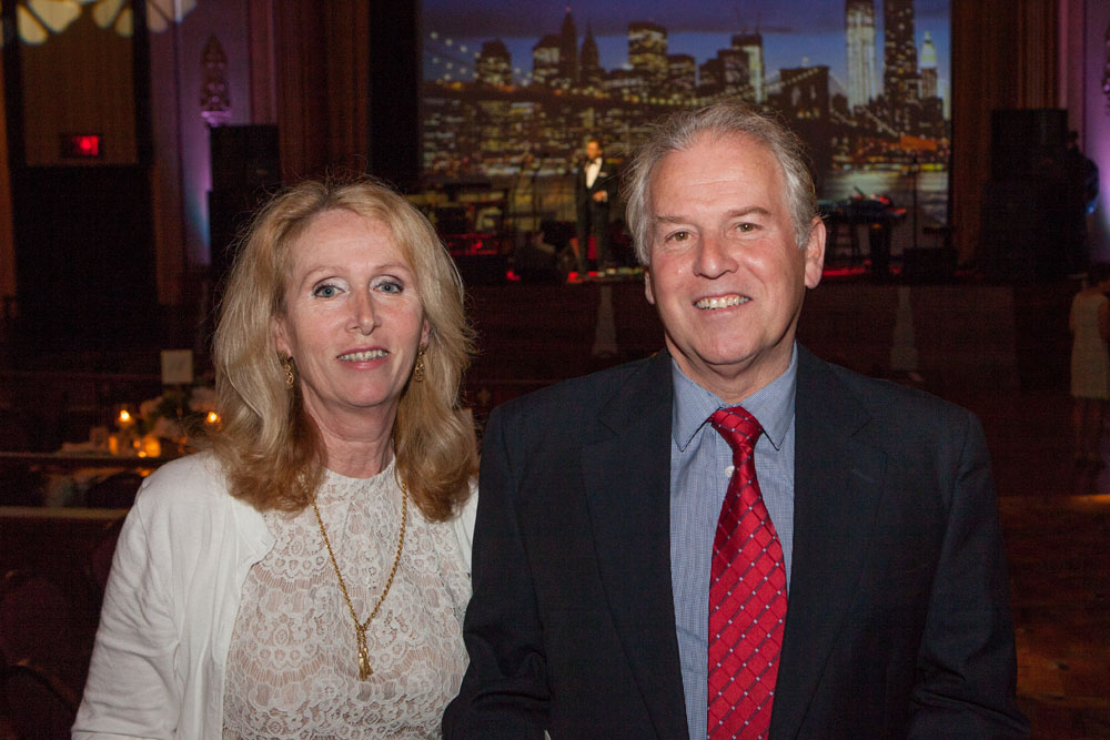 Brookhaven Hospital's Alice Whidden and John Damianos. (Credit: Katharine Schroeder)