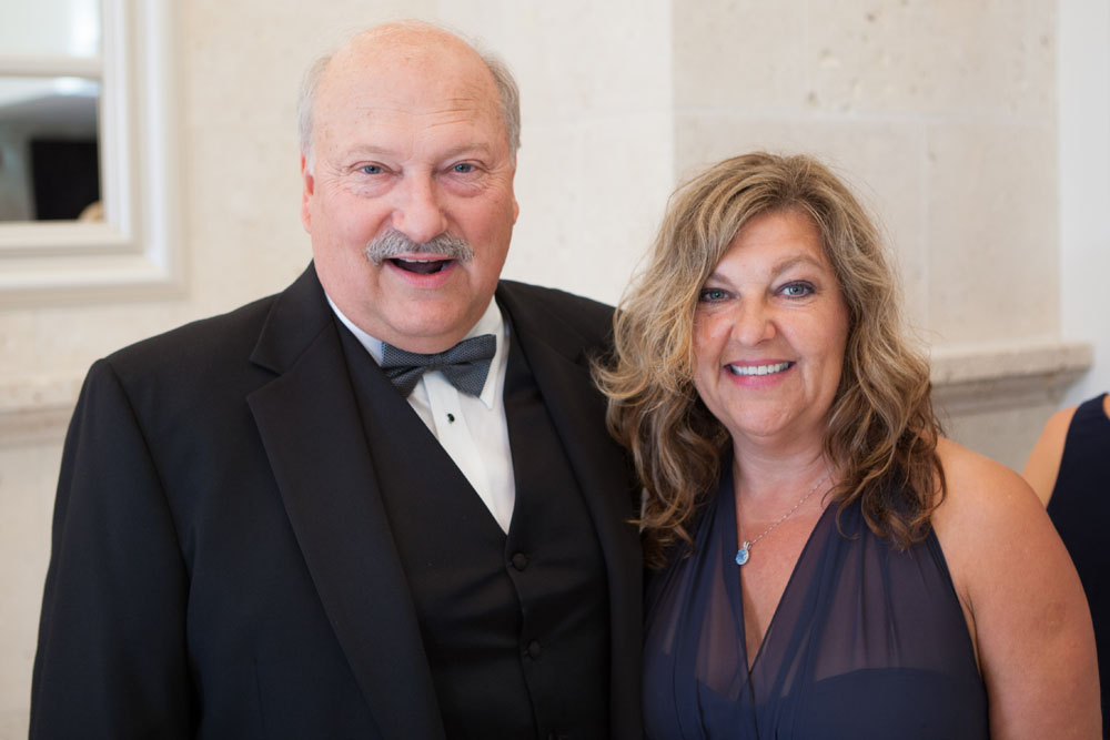 Dr. Richard Kubiak, Chief Medical Officer of PBMC with Josephine Mc Burnie.