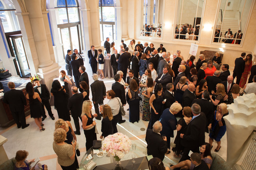 The crowd at the gala.