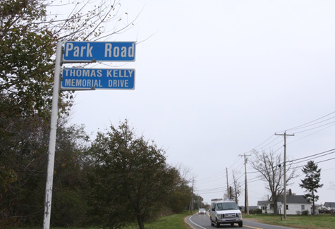 Park Road and Thomas Kelly in Reeves Park
