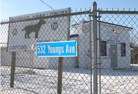The Riverhead Town Animal Shelter on Youngs Avenue in Calverton.