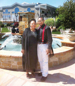 COURTESY PHOTO | Juanita Trent with Demitri Hampton this past Mother's Day.