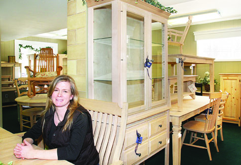 BARBARAELLEN KOCH PHOTO Owner Kerry Janis in the Mattituck showroom.