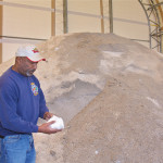 BARBARAELLEN KOCH PHOTO | The town typically goes through about 3,000 to 3,200 tons of salt per year.