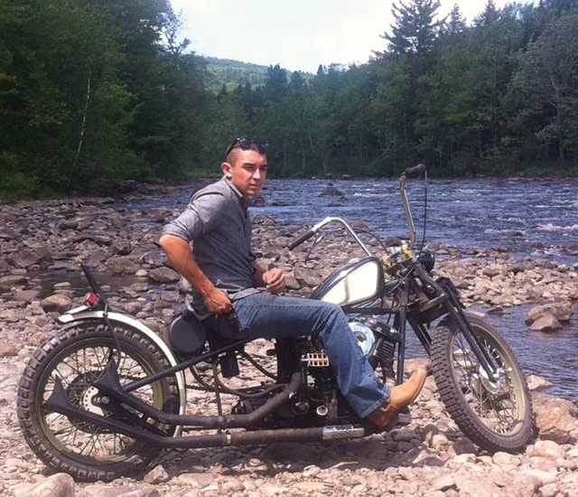 Lee Lopez on his motorcycle sometime before the crash. (Credit: Courtesy photo)
