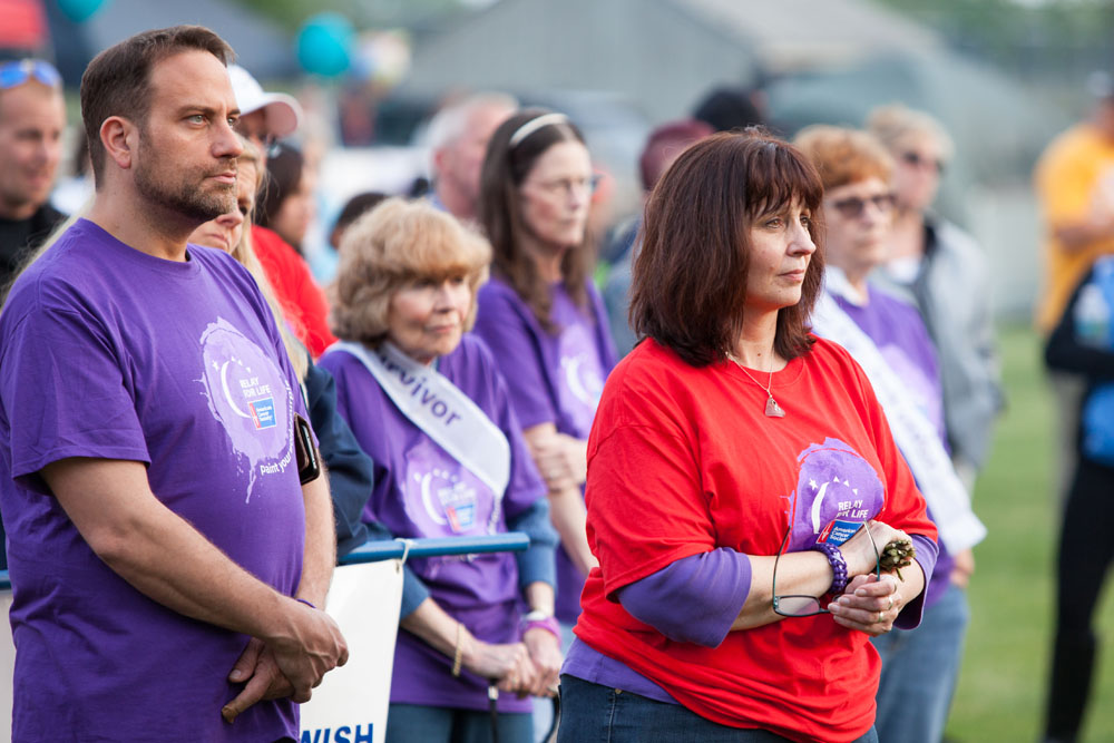Relay for Life volunteers. (Credit: Katharine Schroeder)
