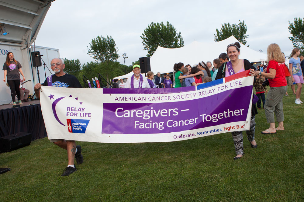 Caregivers walk. (Credit: Katharine Schroeder)