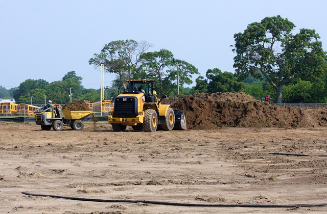 Riverhead High School turf field