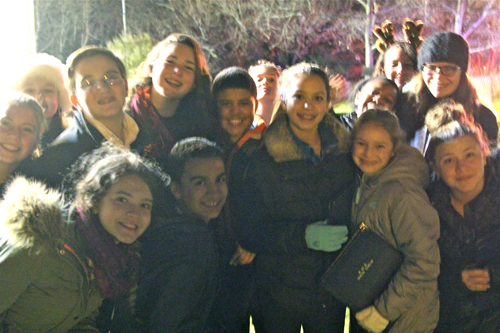 The Riverhead Middle School choir.