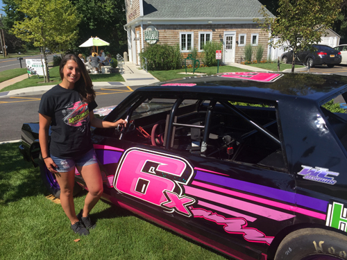 Riverhead Raceway driver Cassandra Denis 080916