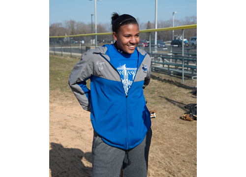 Riverhead softball player Kim Ligon 030916