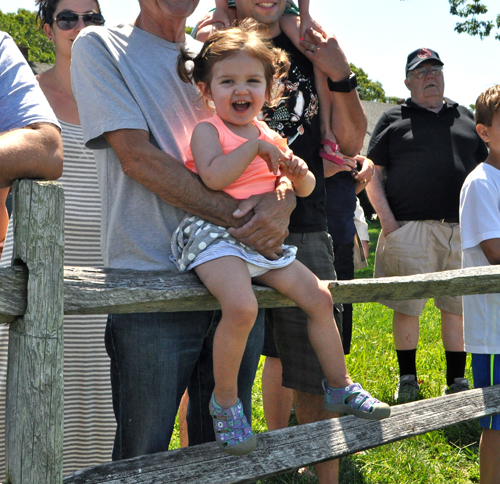 Sienna Socci, 2, of Southampton didn't seem to mind that her rubber duck didn't place. She was too busy enjoying all the fun. 