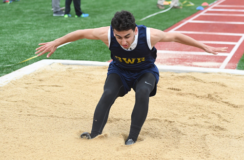Shoreham-Wading River track athlete Dan Montenegro 050616