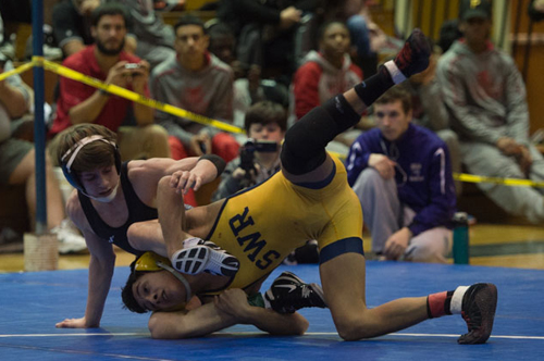 Shoreham-Wading River wrestler Kevin Meloni 020616