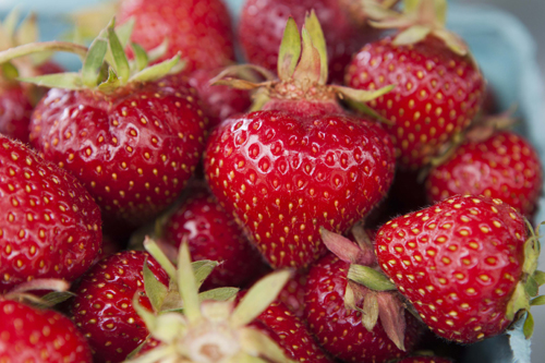 Local strawberries from last May. (Credit: Katharine Schroeder, file)