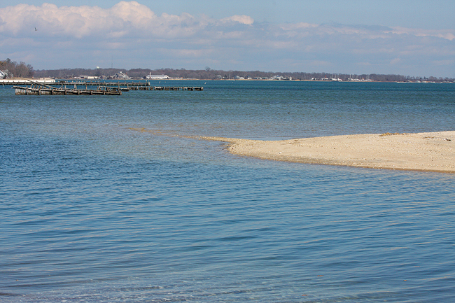 File photo: Peconic Bay near Pine Neck Road in Southold. (Credit: Barbaraellen Koch)