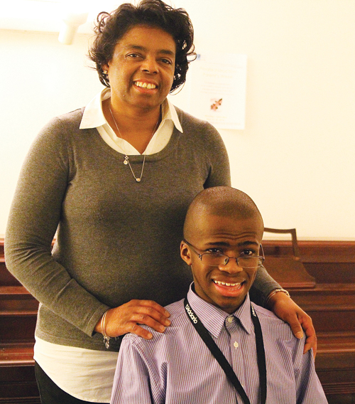 Patricia Boardman says her son Brandon has excelled in music since he was 2, when he remembers being told he had perfect pitch. (Credit: Jen Nuzzo)