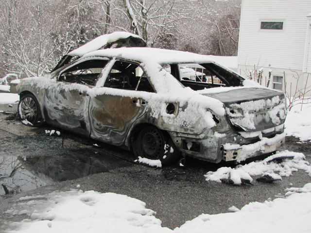 car fire