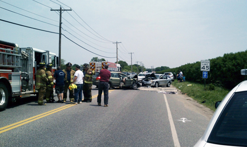 car crash Sound Avenue