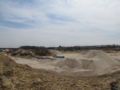 The site of the Costco/Shops at Riverhead plaza on Route 58. (Credit: Tim Gannon)