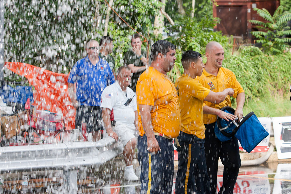 North Lindenhurst Piston Knockers cooling off.