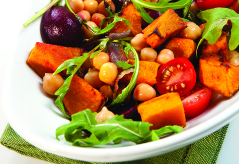 Chick Pea and Vegetable Salad