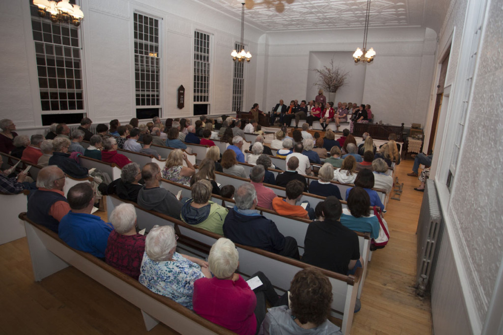 A full house for the first spelling bee. (Credit: Katharine Schroeder)