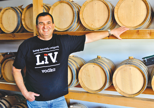Micro-distillery owner named Riverhead's Business Person of the Year, Stabile Rich Stabile, Long Island Spirits, Suffolk, Nassau, Long Island, LiV Vodka