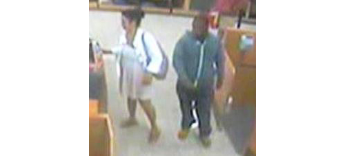 SUFFOLK COUNTY CRIME STOPPERS COURTESY PHOTOS | Suffolk County Crime Stoppers and Riverhead Town police say this man and woman stole a Riverhead woman's credit card to shop at a Kohl's in Shirley this fall.