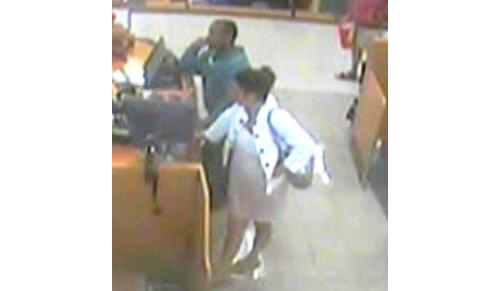 SUFFOLK COUNTY CRIME STOPPERS COURTESY PHOTOS | Suffolk County Crime Stoppers and Riverhead Town police say this man and woman stole a Riverhead woman's credit card to shop at a Kohl's in Shirley this fall.